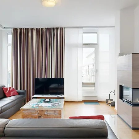 DünenResort in Binz, strandnahe und moderne FeWo mit Balkon und mit Meerblick, Binz