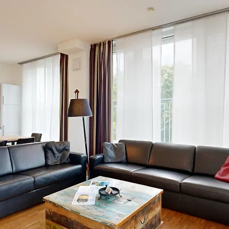 DünenResort in Binz, strandnahe und moderne FeWo mit Balkon und mit Meerblick,