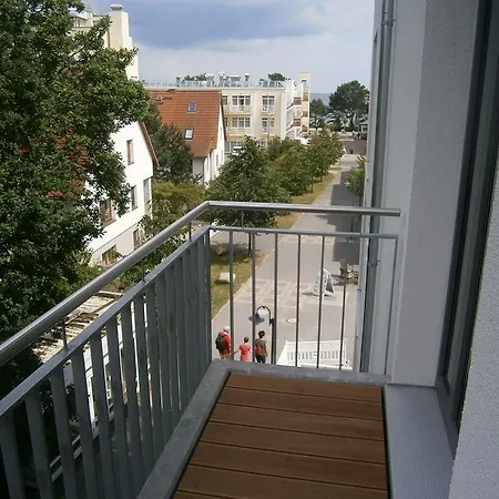 DünenResort in Binz, strandnahe und moderne FeWo mit Balkon und mit Meerblick, *