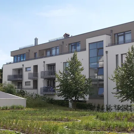 DünenResort in Binz, strandnahe und moderne FeWo mit Balkon und mit Meerblick,