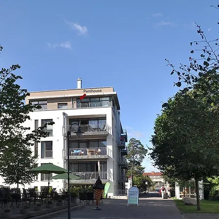 Duenenresort In Binz, Strandnahe Und Moderne Fewo Mit Balkon Und Mit Meerblick, Apartamento