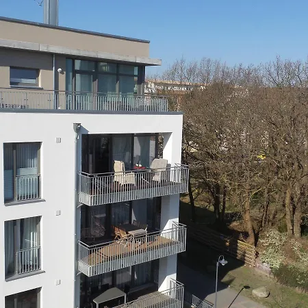 DünenResort in Binz, strandnahe und moderne FeWo mit Balkon und mit Meerblick, *